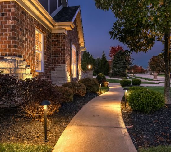 sidewalk view lighting